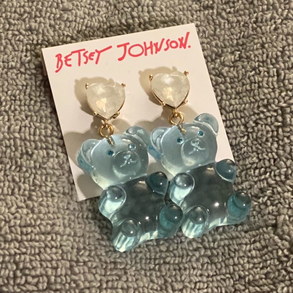 Betsey Johnson OVERSIZE Gummy Bear Earrings